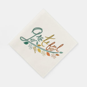 Always Grateful Napkin
