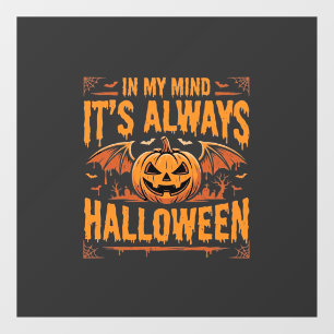 Always Halloween Pumpkin Bat Vector Design_1