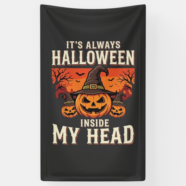 Always Halloween Pumpkin Witch Design_1 Banner (Vertical)