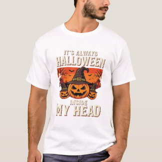 Always Halloween Pumpkin Witch T-Shirt