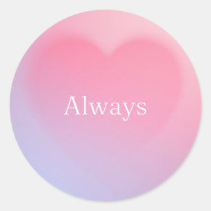 "Always" Heart Sticker