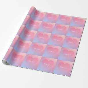 Always heart  wrapping paper