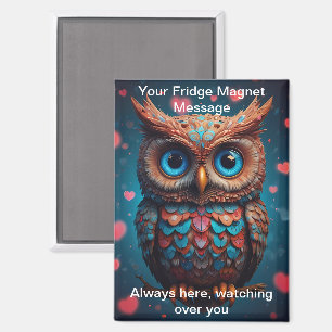 Always here, watching over you fridge magnet