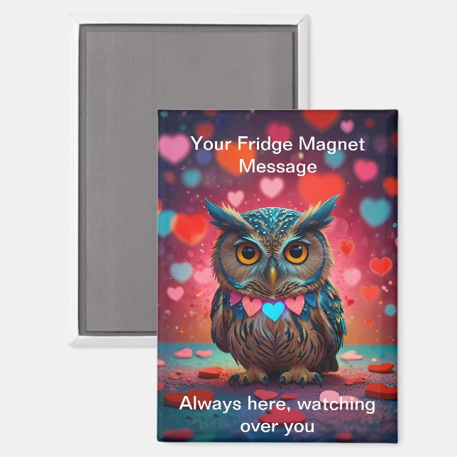 Always here, watching over you fridge magnet (Front/Back)