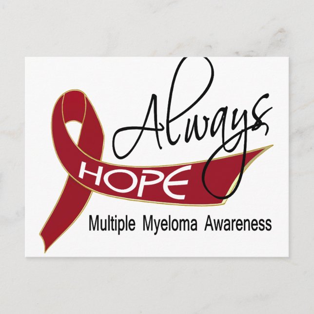 Always Hope Multiple Myeloma Postcard (Front)