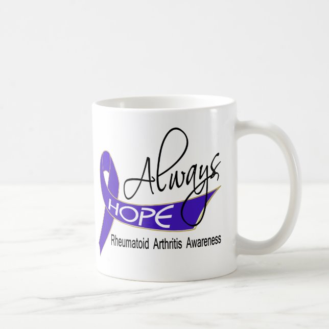 Always Hope Rheumatoid Arthritis Coffee Mug (Right)