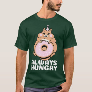 Always Hungry Hamster With Doughnut Gift   (2)  T-Shirt
