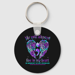 Always In My Heart My Husband Suicide Prevention A Key Ring