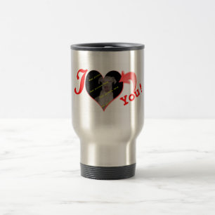 "Always in my heart" Valentine's Day Gift Travel Mug