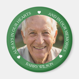 Always in our Hearts and Memories Memorial Magnet