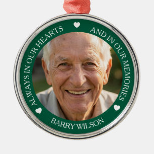 Always in our Hearts and Memories Memorial Metal Tree Decoration