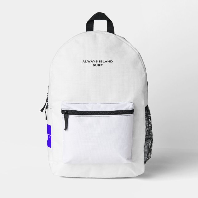 ALWAYS ISLAND SURF 1st Printed Backpack (Front)