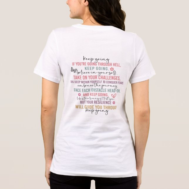 Always Keep Going Tri-Blend Shirt (Back)