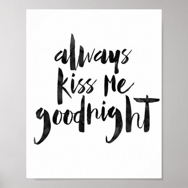Always Kiss Me Goodnight Poster (Front)