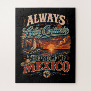 Always Lake Ontario and The Gulf of Mexico Jigsaw Puzzle