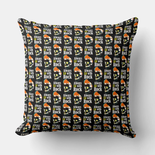 Always lit with rock cushion (Front)