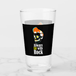 Always lit with rock glass