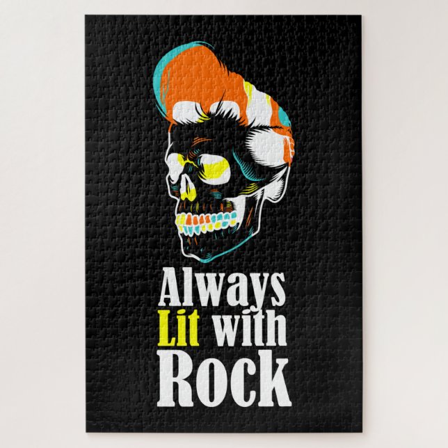 Always lit with rock jigsaw puzzle (Vertical)