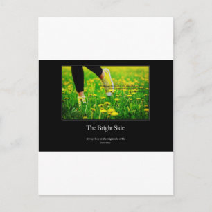 Always look on the bright side of life, insurance. postcard