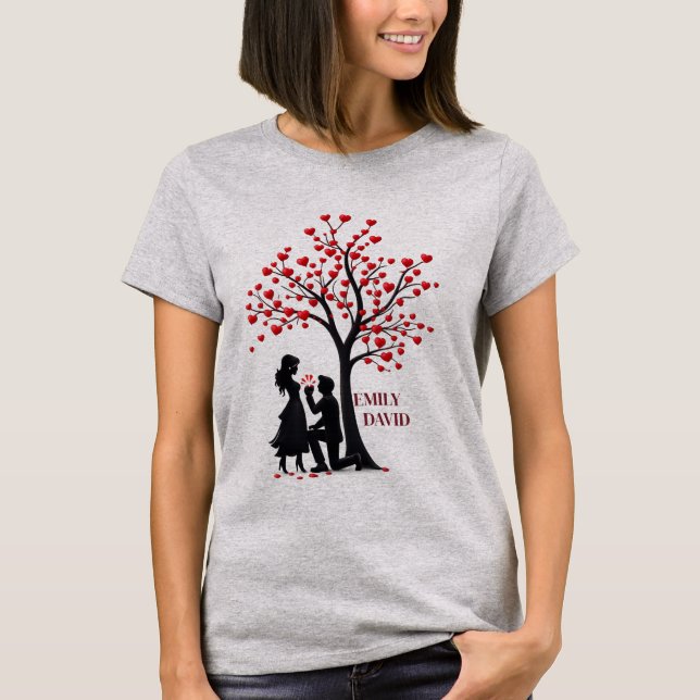 Always Love Wins Romantic Couple Women’s T-Shirt. T-Shirt (Front)