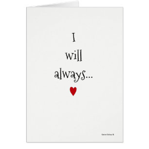 Always Love You Valentine Card