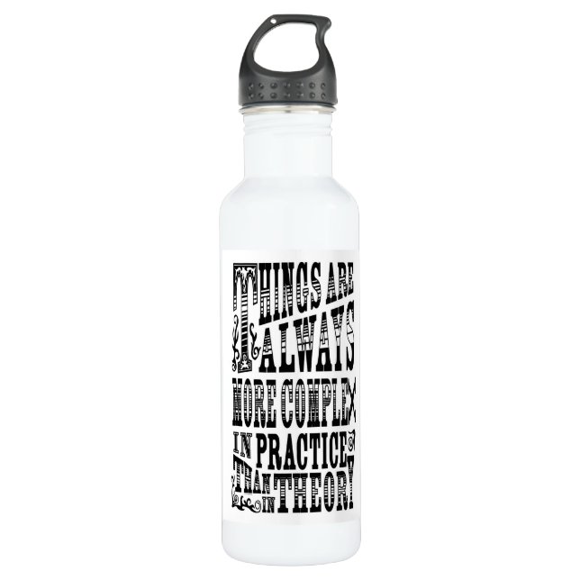 Always More Complex 710 Ml Water Bottle (Front)