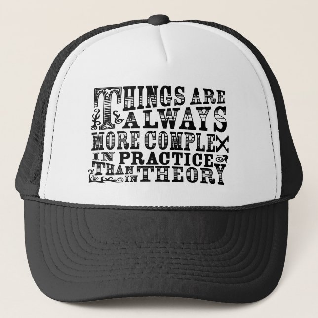 Always More Complex Trucker Hat (Front)