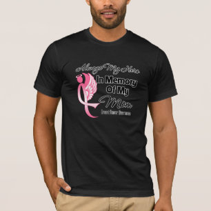 Always My Hero In Memory Mum - Breast Cancer T-Shirt