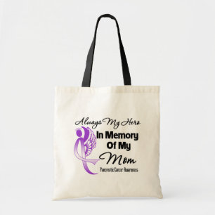 Always My Hero In Memory Mum - Pancreatic Cancer Tote Bag