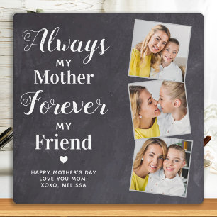 Always My Mother Forever My Friend 3 Photo Mum Plaque