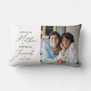 Always My Mother Forever My Friend Photo Lumbar Cushion