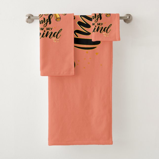 Always on My Mind Funny Halloween Voodoo Doll Bath Towel Set (Insitu)