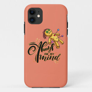 Always on My Mind Funny Halloween Voodoo Doll Case-Mate iPhone Case