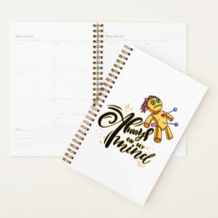 Always on My Mind Funny Halloween Voodoo Doll Planner