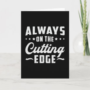 Always On The Cuttingy Edge Landscaping Landscaper Card
