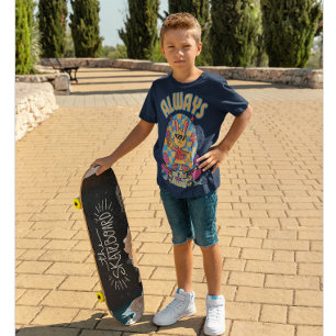 Always On The Hunt Skateboard Bunny T-Shirt