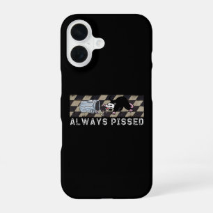 Always Pissed Funny Trash Day Opossum Possum Lover iPhone 16 Case