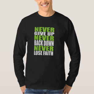 Always Pray And Never Give Up Shirt Christian Quot