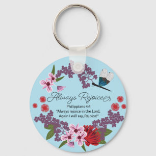 Always Rejoice Key Ring