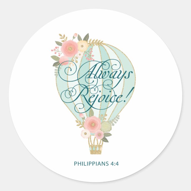 Always Rejoice Sticker (Front)