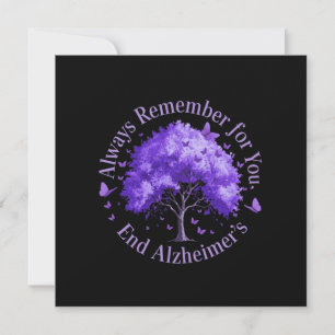 Always Remember: For You, End Alzheimer's  Invitation