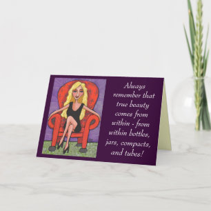 Always remember that true beauty... - card