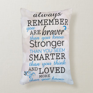 Always Remember You Are Braver Decorative Cushion