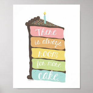 Always Room for Cake Art Print