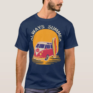 Always Summer - Beach Vacation Surfer Surfing Prem T-Shirt