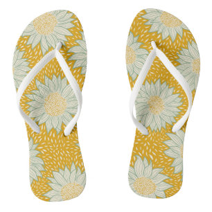 Always sunflowers yellow jandals