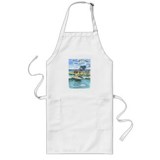 Always Swim With A Friend Long Apron