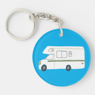 ALWAYS TAKE THE SCENIC ROUTE Motorhome Camping RV Key Ring