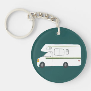 ALWAYS TAKE THE SCENIC ROUTE Motorhome Camping RV Key Ring