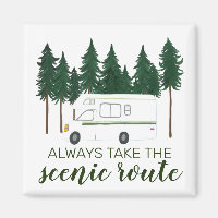 ALWAYS TAKE THE SCENIC ROUTE vanlife roadtrip